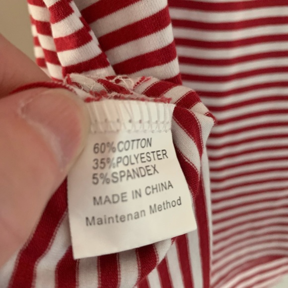 red and white striped top - Picture 7 of 7